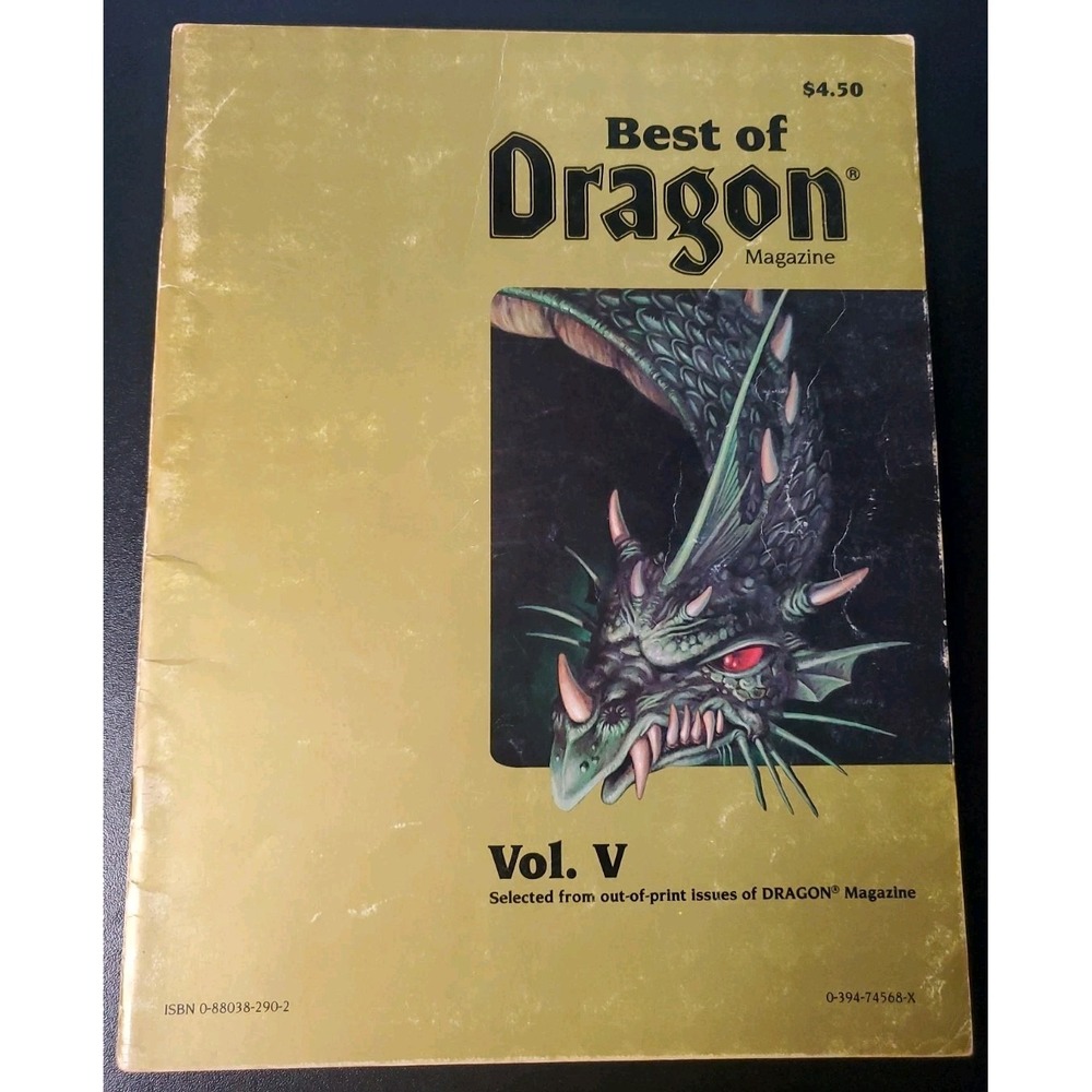 Vintage Dungeons And Dragons "Best Of Dragon Vol. V